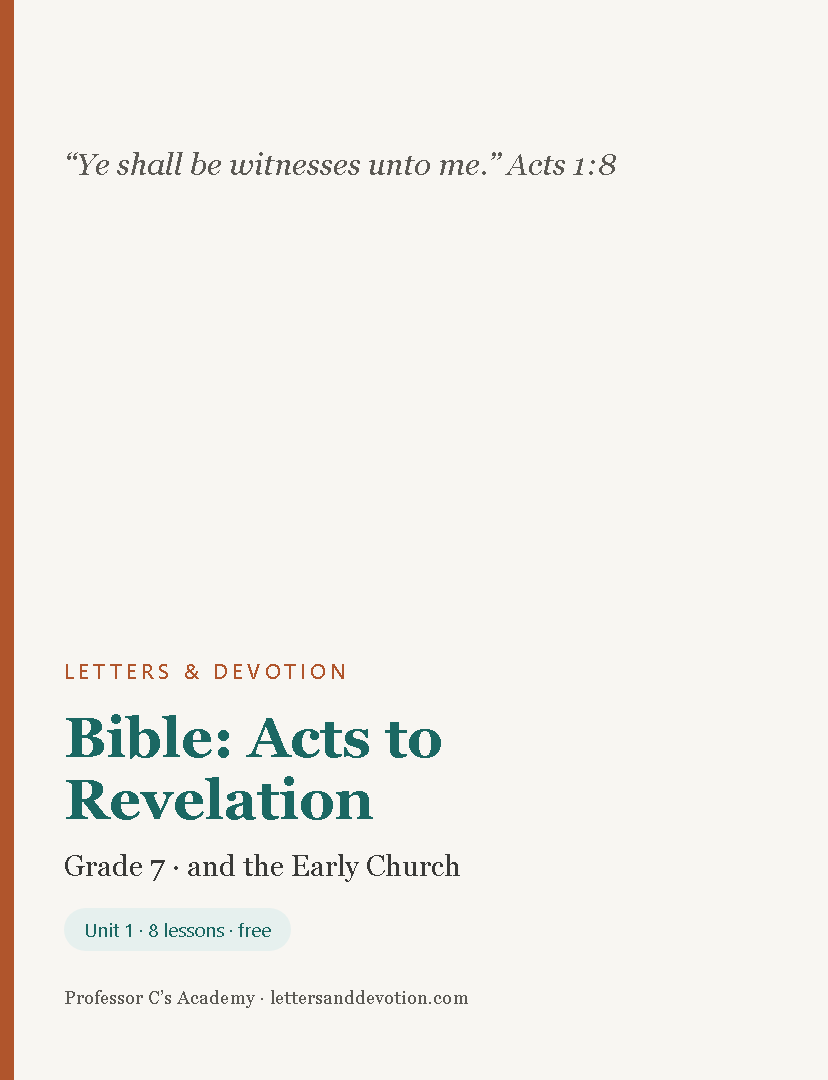 Cover of Letters & Devotion Bible: Acts to Revelation, and the Early Church