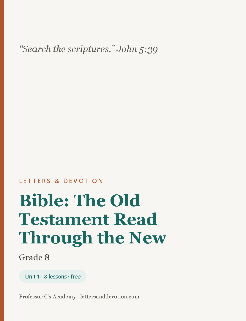 Cover of Letters & Devotion Bible: The Old Testament Read Through the New